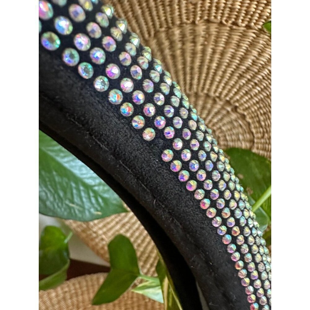 Sparkly Rhinestone car steering wheel cover - Picture 6 of 9